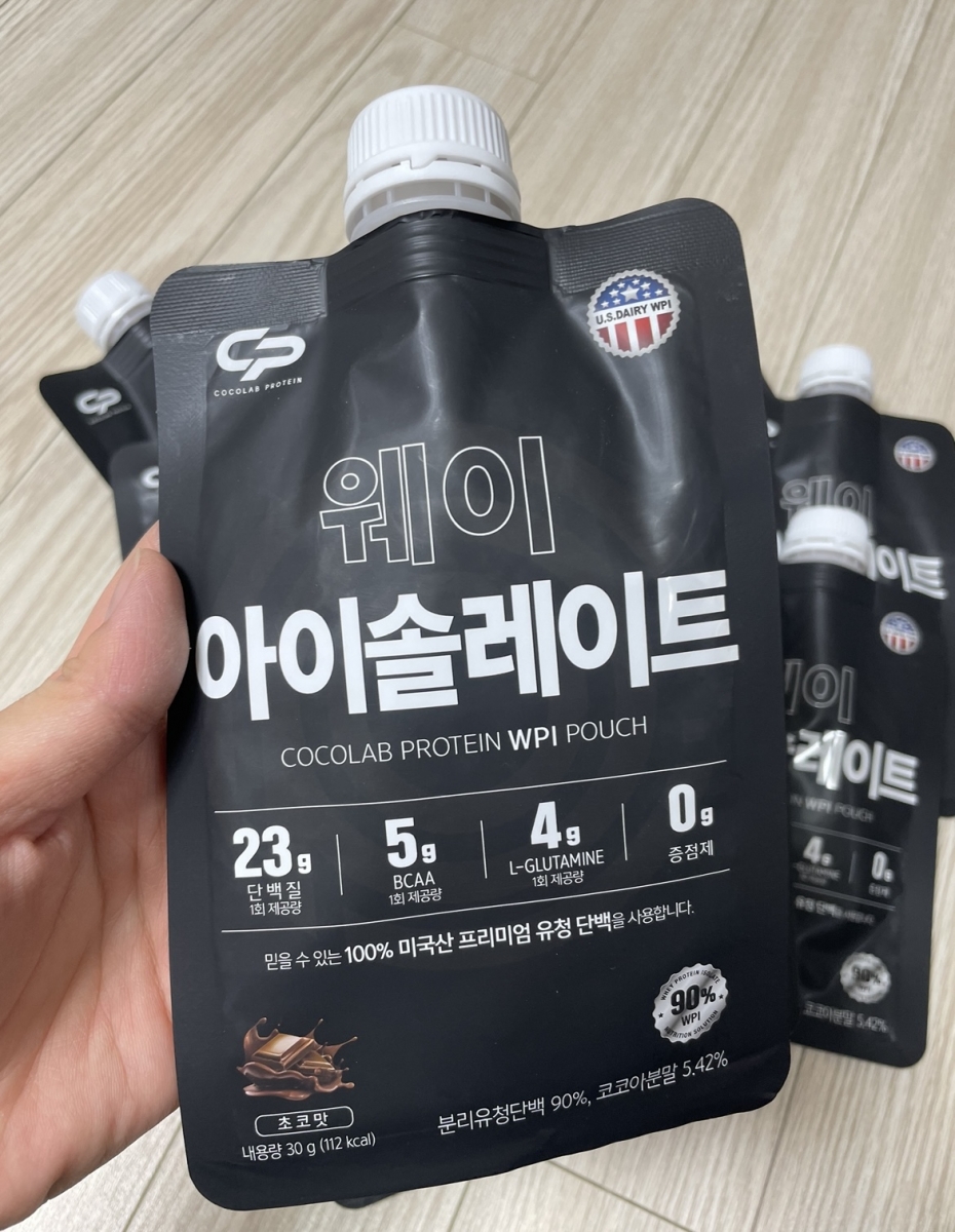 코코랩 웨이아이솔레이트 초코맛 30g x 10개입 올인원 프로틴 WPI 유당제거 단백질보충제
