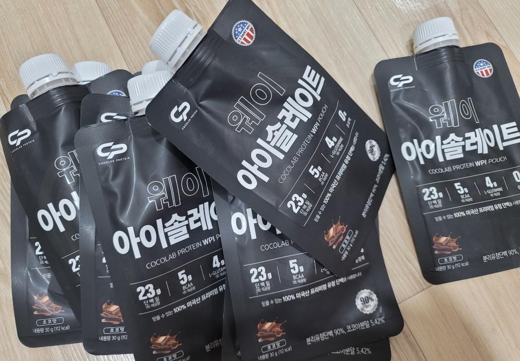코코랩 WPI 웨이아이솔레이트 유당제거 단백질보충제 초코맛 30g [10개입]
